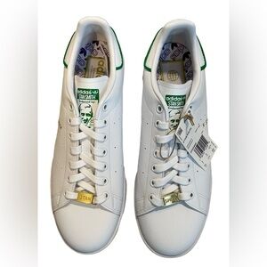 STAN SMITH Less waste gold accent shoes